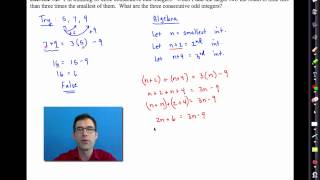 Common Core Algebra IUnit 2Lesson 6More Linear Word Problems [upl. by Nyliahs]