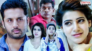 Nithin New Movie Scenes  Samantha Anupama  A Aa Hindi Dubbed Movie  Aditya Movies [upl. by Ycal]