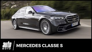 Essai Nouvelle Mercedes Classe S  notre avis à bord [upl. by Quickman]