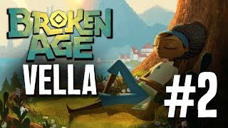 Broken Age Gameplay Walkthrough Part 2  Vella  In the Clouds [upl. by Bodkin]