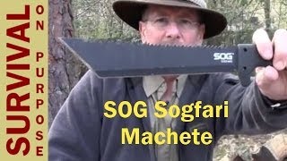 SOG Sogfari Machete Review [upl. by Rhodes317]