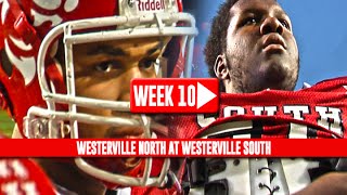 HS Football Westerville North at Westerville South 103114 [upl. by Nallek948]