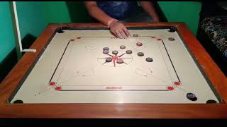 Amazing Finish in carrom board game [upl. by Onitnatsnoc]