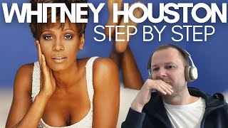 WHITNEY HOUSTON  STEP BY STEP from The Preachers Wife soundtrack Reaction [upl. by Lacim]