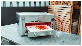 Pizza vom Beef Maker  Der ALDI Grill [upl. by Adnilrem]