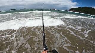 Tara Fishing  Whangamata Beach  Sobrang Ganda ng Beach [upl. by Nytsyrk]