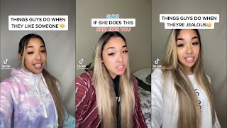 Things guysgirls do when they like someone HiHello it’s anne tiktok compilation [upl. by Alad494]