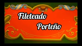 Fileteado porteño Letras [upl. by Rento]