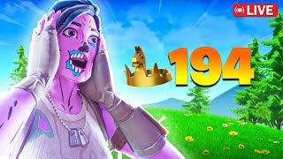 🔴194 CROWNS Fortnite Live Chapter 5 Season 4 Playing With Viewers [upl. by Idnyc]