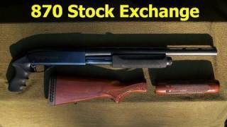 Remington 870 Shotgun Stock Exchange [upl. by Zwick]