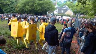 2017 Cheese Rolling event on Coopers Hill Gloucester UK [upl. by Anauqat]