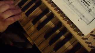 Toccata by Frescobaldi played on harpsichord with nylon gut strings Tiorbino [upl. by Huoh]