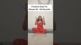 Increase Your Brain Power with this simple tricks  Brain🧠Exercises Part 2samatvamyog shorts yoga [upl. by Charmain771]