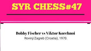 Bobby Fischer vs Viktor Korchnoi RovinjZagreb Croatia 1970 [upl. by Rothenberg]