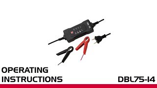 Deutronic DBL75 Smart Charger  Operating Instructions [upl. by Ellenohs]