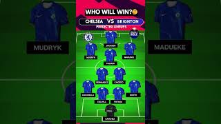 CHELSEA vs BRIGHTON Lineups amp Starting XI🔵⚪ shorts epl [upl. by Tyrrell]