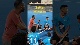 Sattar Minute with bharat chhikara II Hockey Team Planning chakdeindia hockey shots ytshorts yt [upl. by Anawk]