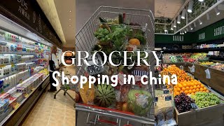 Come grocery shopping with me in china🛒  واش الصين غالية ولا رخيصة🇨🇳 🤷🏽‍♀️ [upl. by Blancha]