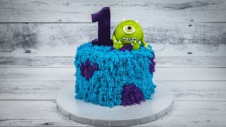 Making a Monsters Inc Cake  Mike Wazowski Fondant figure [upl. by Lubeck162]