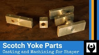 Scotch Yoke Castings and Machining for Gingery Metal Shaper [upl. by Aihsekyw]