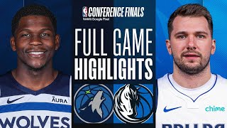 3 TIMBERWOLVES at 5 MAVERICKS  FULL GAME 3 HIGHLIGHTS  May 26 2024 [upl. by Yram]