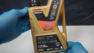 Venol 5W40 Synthetic Gold Plus What does the original engine oil look like [upl. by Merideth131]