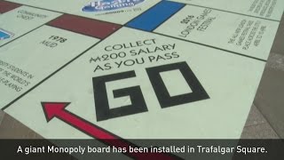 Giant Monopoly has landed in London [upl. by Annovaj353]