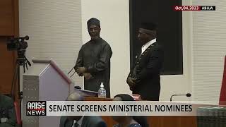 Ministerial Screening Balarabe Abbas Lawal Faints At the Senate Chamber [upl. by Sara]