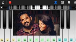 Etho Mazhayil  EASY and SLOW Piano Tutorial Vijay superum Pournamiyum [upl. by Eahsed]