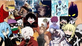 ReUp LOV react to Hawks Dabi amp Shigaraki  Boku no hero academia  gacha react  AU [upl. by Eimas469]