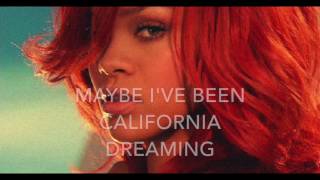 California King Bed 2  Rihanna  Karaoke female lower [upl. by Ekard]