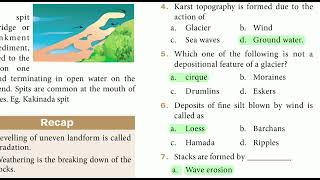 9th Social Science English Medium Geography Unit  2 LithosphereII Exogenetic Processes [upl. by Sihtnyc459]