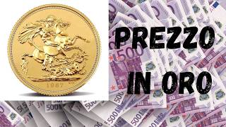 Sterlina oro prezzo quanto vale anni rari quotazione  Moneta bullion numismatica [upl. by Viva]