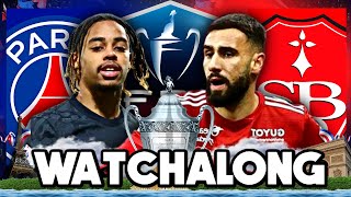 PSG 31 Stade Brest • Coupe De France LIVE WATCH ALONG [upl. by Catherin642]