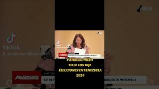 PATRICIA POLEO  ELECCIONES PRESIDENCIALES EN VENEZUELA SERA ENTRE DOS DELINCUENTES [upl. by Sheela]