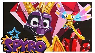 Spyro Drawing  Sparx amp Spyro Art [upl. by Feinstein720]