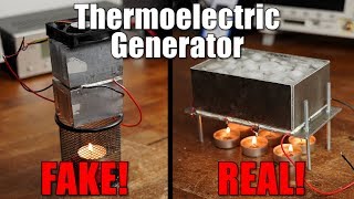 Exposing a FAKE Thermoelectric Generator and building a REAL one [upl. by Naol26]