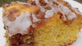 How to make Cinnamon Roll Cake using Box Cake Mix [upl. by Adiol]