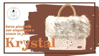 TUTORIAL Borsa piastrelle in lana quotCrystalquot [upl. by Natanoy]