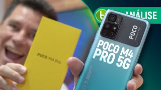 POCO M4 PRO é mais um BOM CELULAR XIAOMI com 5G  Análise  Review [upl. by Ynattib]