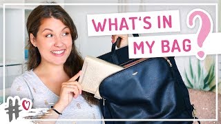 WHATS IN MY BAG – HandtaschenRazzia NURWASICHMAG TypischSissi [upl. by Naitsirhk978]