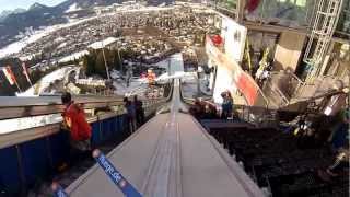 GoPro Sprung 4SchanzenTournee Oberstdorf Florian Horst [upl. by Nalepka]