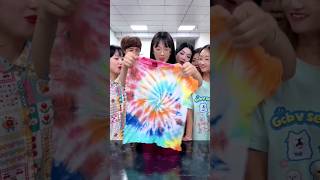 Tiedye challenge Mr Yangs work is so beautiful officegames tiedye hilariousoffice funnygame [upl. by Klimesh969]