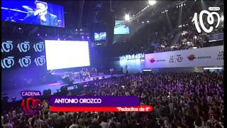 La noche de CADENA 100 2012 Antonio Orozco parte 711 [upl. by Bailey]