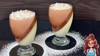 Chocolate dessert panna cotta No bake Easy dessert recipes [upl. by Aisorbma]