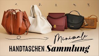 Meine minimale HandtaschenSammlung amp Was ich in meiner Handtasche aufbewahre [upl. by Rolecnahc]