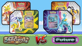 Ancient vs Future Battle  NEW Paradox Destinies Tins [upl. by Rutger114]