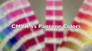 CMYK vs Pantone colors [upl. by Maurilia]