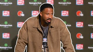 Myles Garrett Postgame Press Conference  Week 3 vs New York Giants [upl. by Essex]