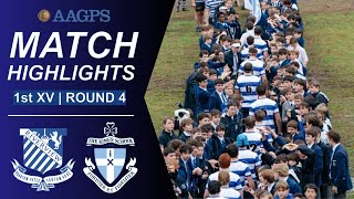 Riverview vs Kings  AAGPS Round 4 2024  1st XV Highlights [upl. by Akkin]